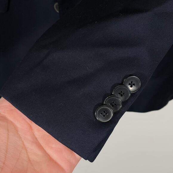 Hugo Boss Super 100s Johnstons Lenon Virginwool Blazer Mens Size 38R Black Reda - Picture 3 of 11